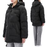 국내배송 23FW 가니 블랙 폴리에스테르 패드 자켓 F8390 099