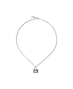 마크제이콥스 여성 Polka Dot Tote Pendant Necklace Silver