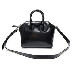 중고 Givenchy(지방시) BB05114014 블랙 카프스킨 유광 안티고나 미니 2WAY