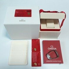 오메가 실버 자개판 다이아 여성 시계 오메가 씨마스터 아쿠아테라 여성용 28미리 자개판 다이아 스틸 워치 2201028 썸네일 1