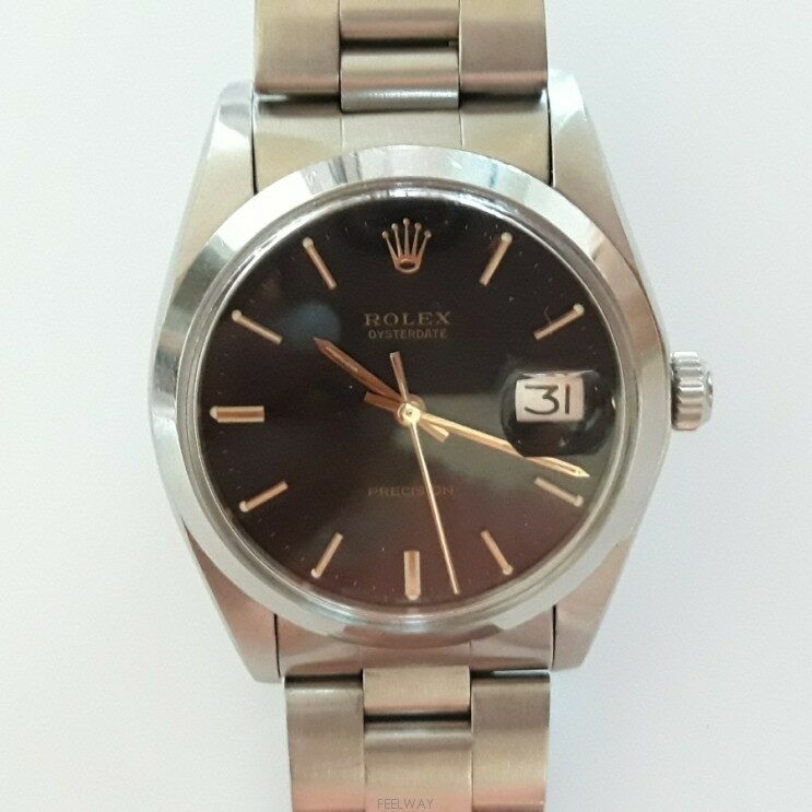 롤렉스 남성 시계 로렉스 6694 Oyster date precision 수동 빈티지 시계 - Rolex