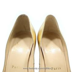 중고 Christian Louboutin - 크리스찬 루부탱 골드 VERY PRIVE 오픈토 펌프스 하이힐 구두 35 썸네일 6
