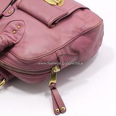 중고 Marc Jacobs - 마크제이콥스 인디언핑크 레더 금장 투포켓 베네치아 토트백 썸네일 8