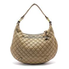 중고 Marc Jacobs - 마크제이콥스 베이지 퀼팅 레더 금장장식 호보 숄더백 썸네일 2
