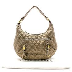 중고 Marc Jacobs - 마크제이콥스 베이지 퀼팅 레더 금장장식 호보 숄더백 썸네일 1