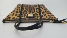 중고 D&G - 돌체앤가바나 레오파드 토드백 썸네일 4
