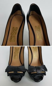 중고 Ferragamo - 페레가모 가죽 토오픈힐 썸네일 3