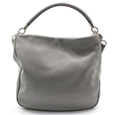 중고 Marc by Marc Jacobs - 마크바이마크제이콥스 그레이 레더 은장 호보 숄더백 썸네일 1