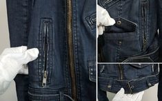 중고 | Other Brand | sistem - 시스템 여성 라이더 청자켓 썸네일 2
