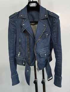 중고 | Other Brand | sistem - 시스템 여성 라이더 청자켓 썸네일 4