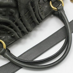 중고 Marc Jacobs - 마크제이콥스 그레이 레더 퀼팅 세실리아 숄더백 썸네일 3