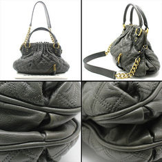 중고 Marc Jacobs - 마크제이콥스 그레이 레더 퀼팅 세실리아 숄더백 썸네일 5