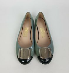 중고 Ferragamo - 페레가모 에나멜 플랫슈즈 썸네일 2