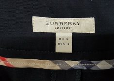 중고 Burberry - 버버리 블랙 여성 슬랙스 썸네일 6