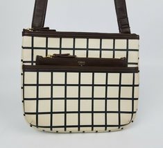 중고 | Other Brand | FOSSIL - 파슬 체크 크로스백 썸네일 1