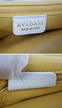 중고 BVLGARI - 불가리 금장장식 화이트 빅 토드백 썸네일 8
