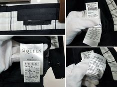 중고 Alexander Mcqueen - 알렉산더맥퀸 스컬 정장바지 썸네일 8
