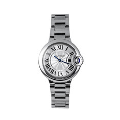 실버 화이트 발롱 블루 미듐 쿼츠 스틸 시계 (33mm) 썸네일 1