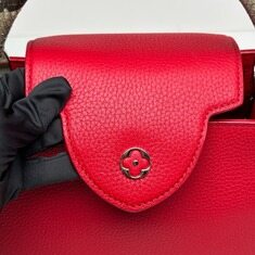  루이비통 카퓌신 MM 핸드백 레드 M92803 썸네일 6