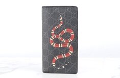 [럭셔리포원] 구찌 스네이크 장지갑 블랙 썸네일 2