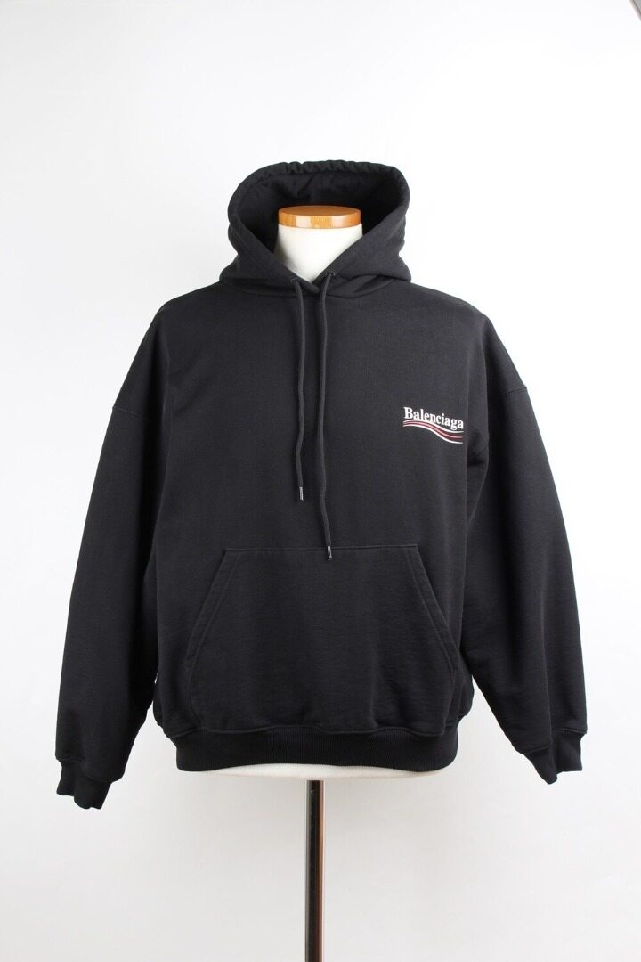 [The럭셔리]★배송★ 발렌시아가 웨이브로고 후드티 M - Balenciaga