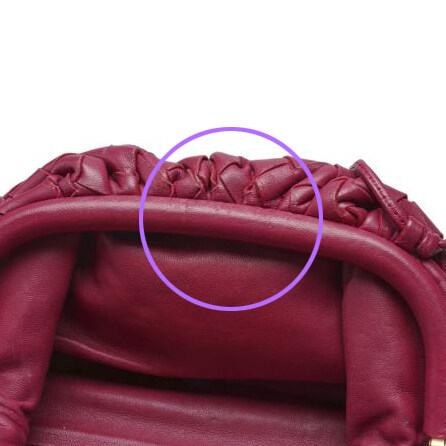 Bottega Veneta Burgundy Intrecciato Pouch Mini Crossbody Bag