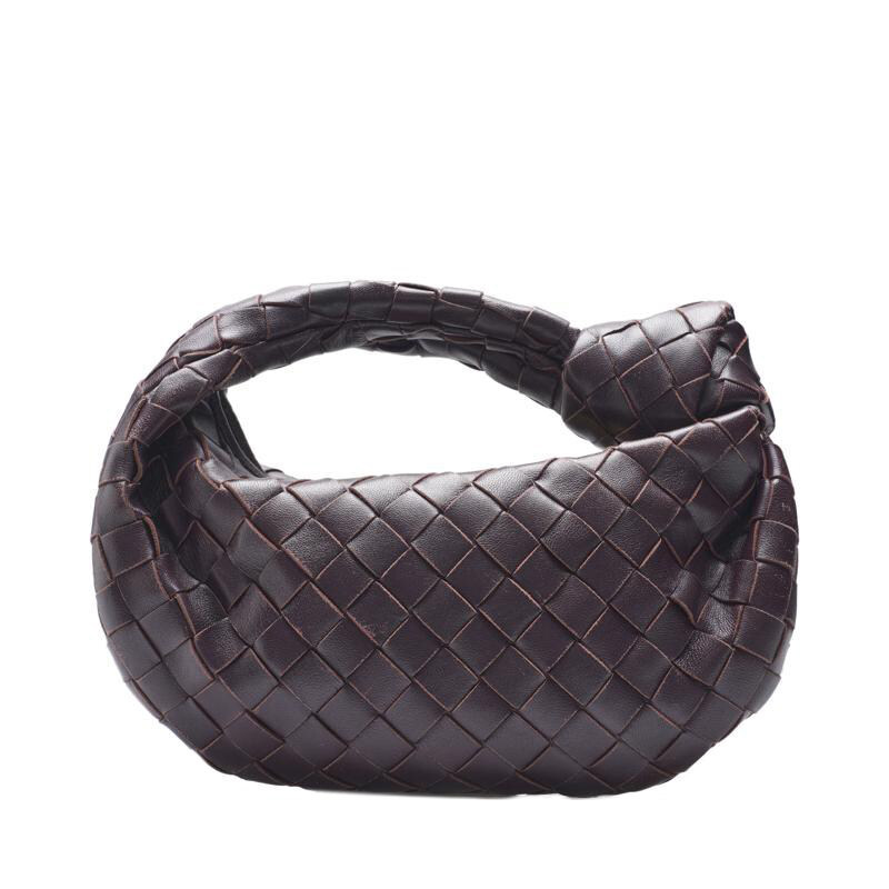 버건디 인트레치아토 조디 미니 토트백 - Bottega Veneta