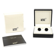 중고 Montblanc(몽블랑) 118599 스틸 오닉스 사토리얼 커프 링크스 썸네일 1