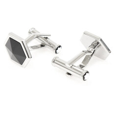 중고 Montblanc(몽블랑) 118599 스틸 오닉스 사토리얼 커프 링크스 썸네일 3