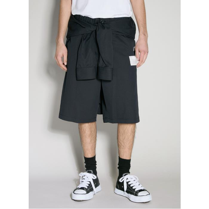 24 FW 메종 미하라 야스히로 셔츠 콤비네이션 웨이스트 쇼츠 SS24MAIN A12PT061 BLACK - 리본즈(REEBONZ)
