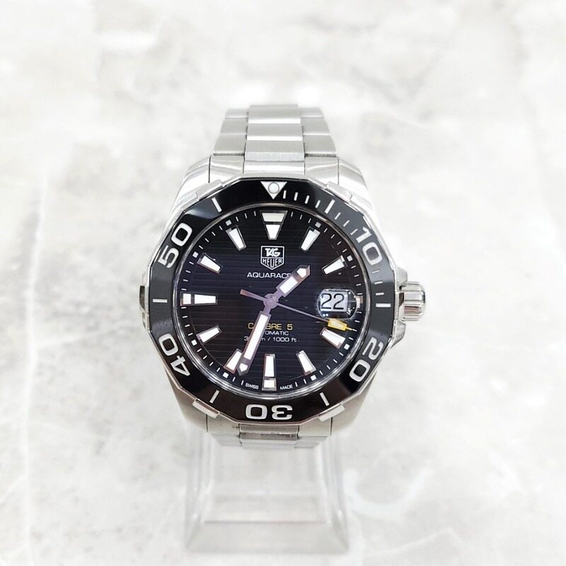 [럭스유] 태그호이어 아쿠아레이서 300 검판 메탈 시계 - Tag Heuer