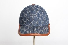구찌 GG 데님 레더 볼캡 M(58) 썸네일 2