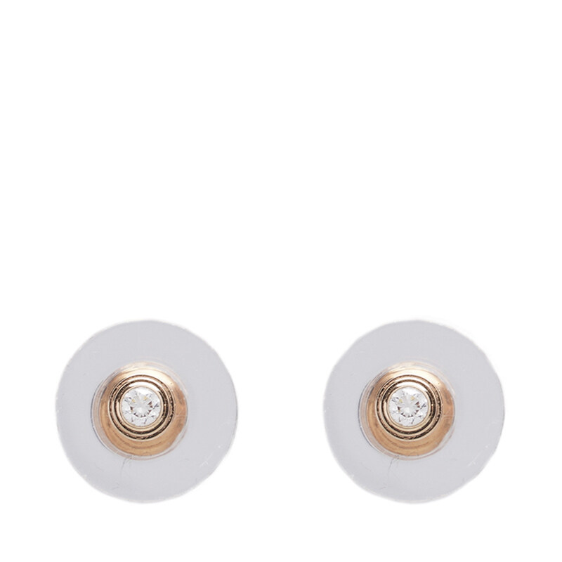 로즈 골드 18K 다이아 다무르 미니 귀걸이 - Cartier