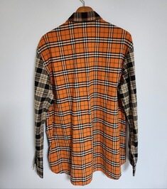 M 버버리 멀티 체크 포켓 남성 오버핏 셔츠 8023916 썸네일 3