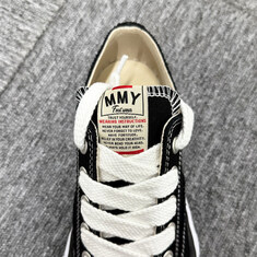 논현 더팩토리 25SS 메종 미하라 야스히로 PETERSON 피터슨 OG 솔 캔버스 로우 스니커즈 / 블랙 (A01FW702 BLACK) 썸네일 8