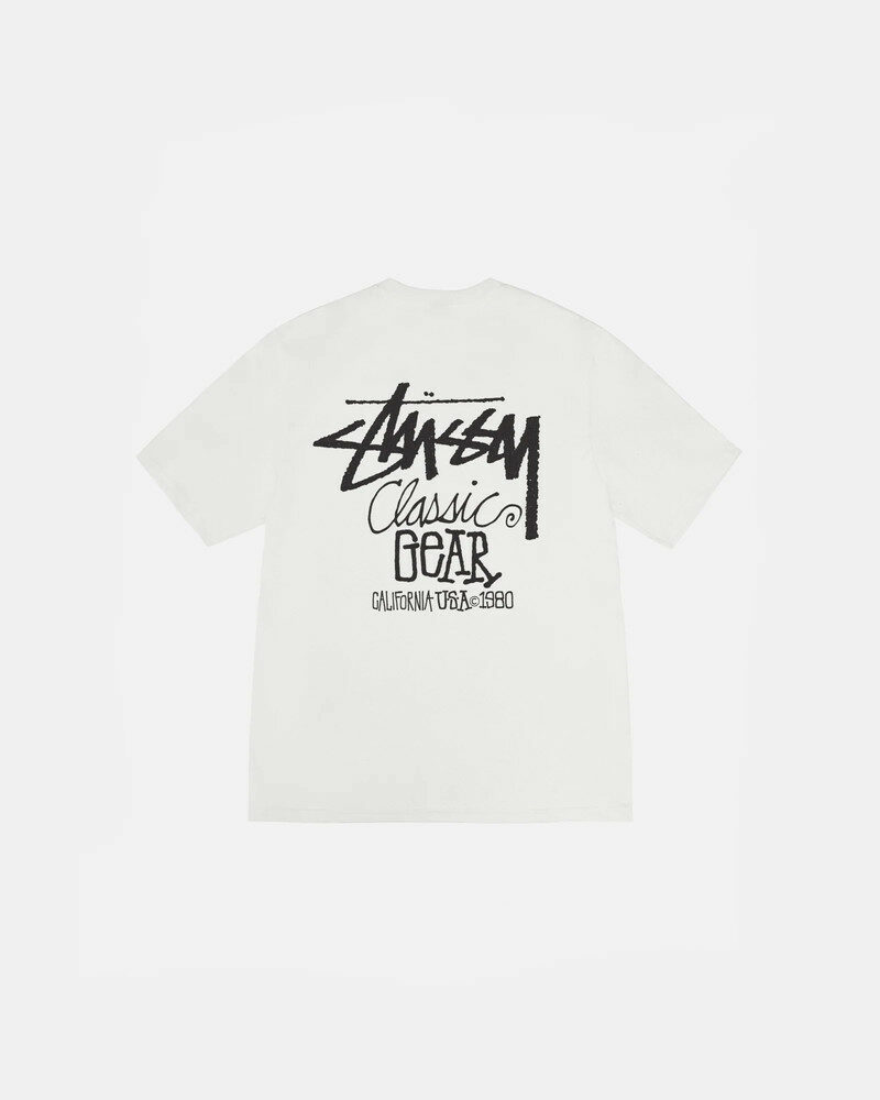 [국내배송] 스투시 클래식 기어 피그먼트 다이드 반팔 티셔츠 내츄럴 1905084 - Stussy
