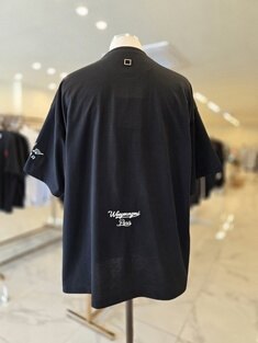 25SS 우영미 블랙 야자수 그래픽 티셔츠 W251TS19708B 썸네일 2