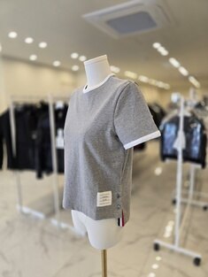 25SS 톰브라운 링거반팔 여성 티셔츠 그레이 FJS075A 00042 055 썸네일 1