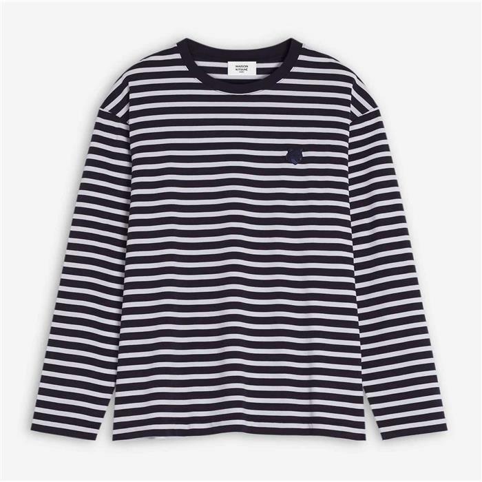 25SS 메종키츠네 마린긴팔티셔츠 125KJ0044 NAVY - Maison Kitsune
