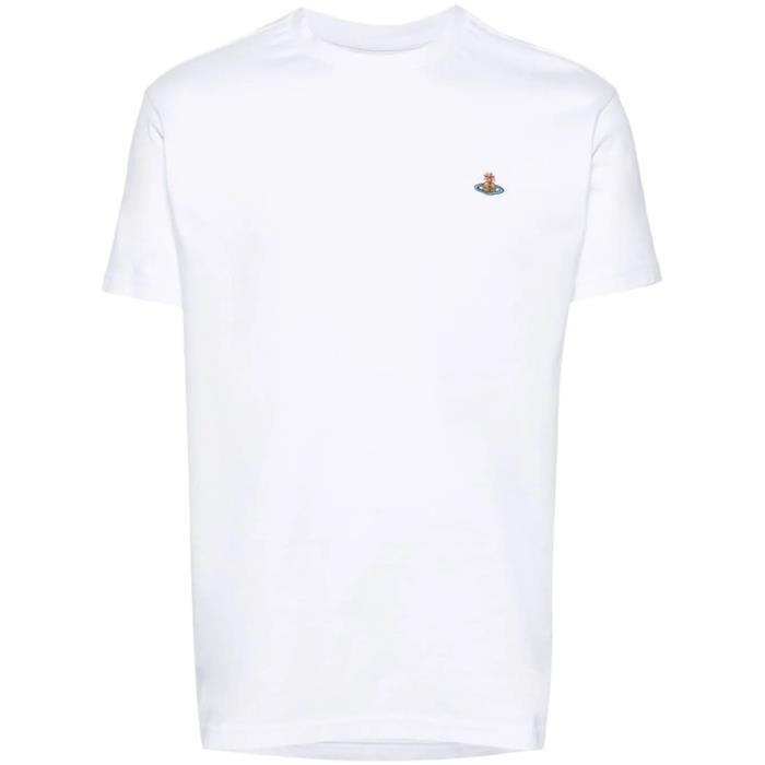 [국내발송] 25SS 비비안웨스트우드 오브 클래식 티셔츠 화이트 J001M A401 - Vivienne Westwood