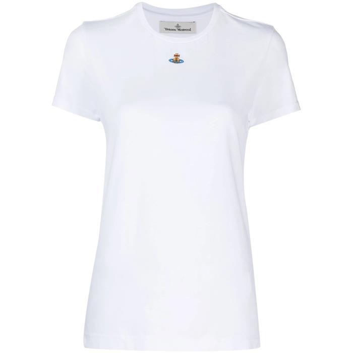 [국내발송] 25SS 비비안웨스트우드 오브 페루 티셔츠 화이트 3G010017 J001M A401 - Vivienne Westwood