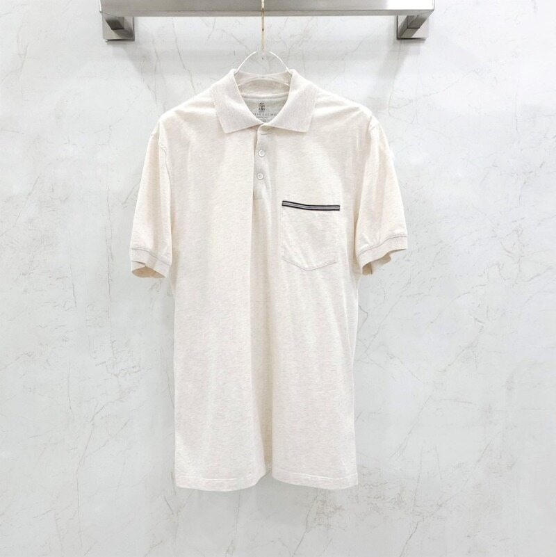 [럭스유] XL / 브루넬로 쿠치넬리 반팔 폴로 셔츠 - Brunello Cucinelli