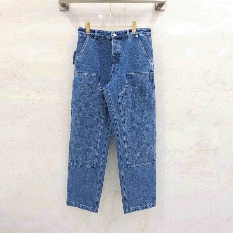 [럭스유] 48 / 디올 까나쥬 카펜터 진 블루 코튼 493D186A383X - Christian Dior