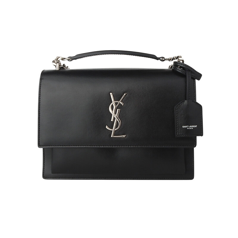 생로랑 442906 모노그램 선셋백 미디엄 은장 숄더백 B7176-2 - Saint Laurent