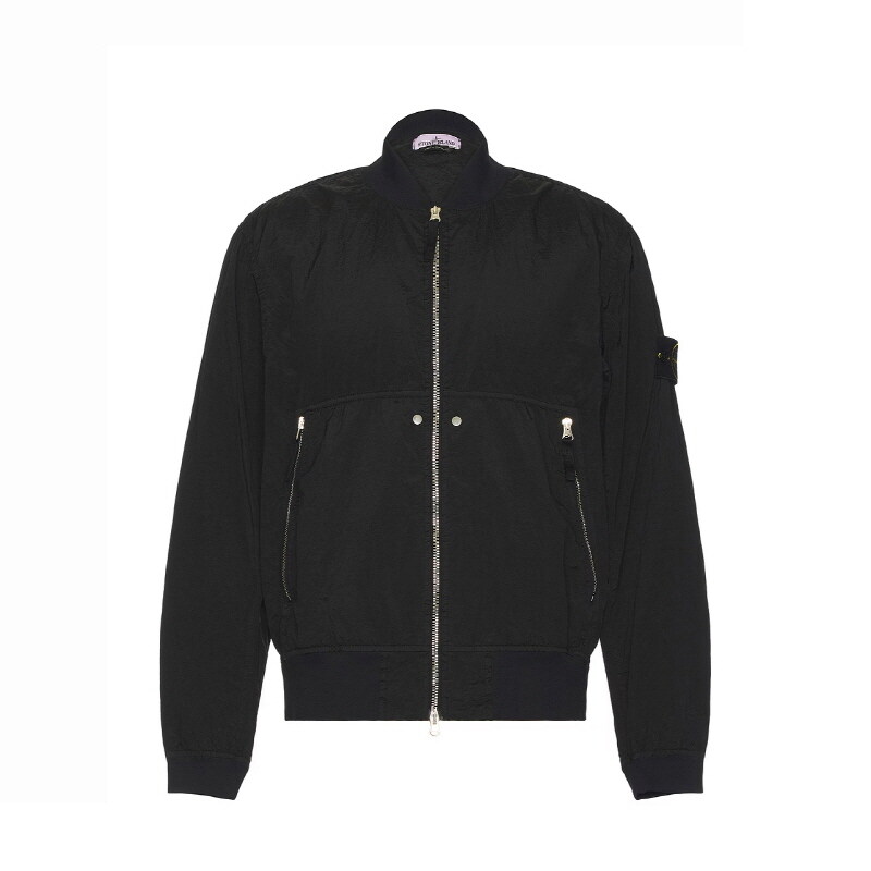 스톤아일랜드 로고 패치 나일론 메탈 봄버 자켓 K1S154100019 S0020 V0029 - Stone Island