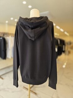 몽클레어 여성 타이포 볼륨자수 후드티셔츠 블랙 8G000 16 89A1K 999 썸네일 2