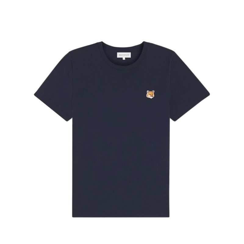 메종키츠네 폭스헤드 여성 반팔 티셔츠 LW00105KJ0008 P476 - Maison Kitsune