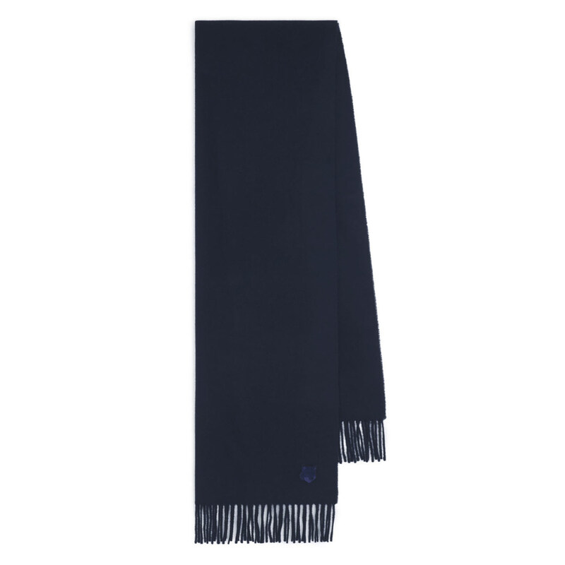 24SS 폭스 헤드 패치 울 머플러 MM06201BT3004 P476 - Maison Kitsune