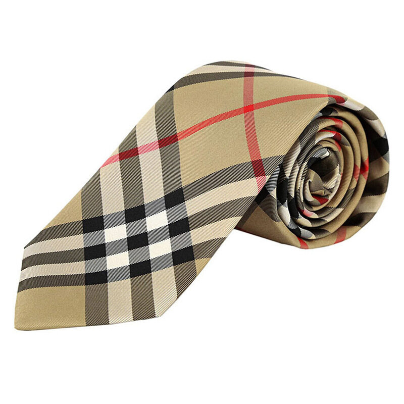 24SS 빈티지체크 실크 넥타이 아카이브베이지 8011693 - Burberry