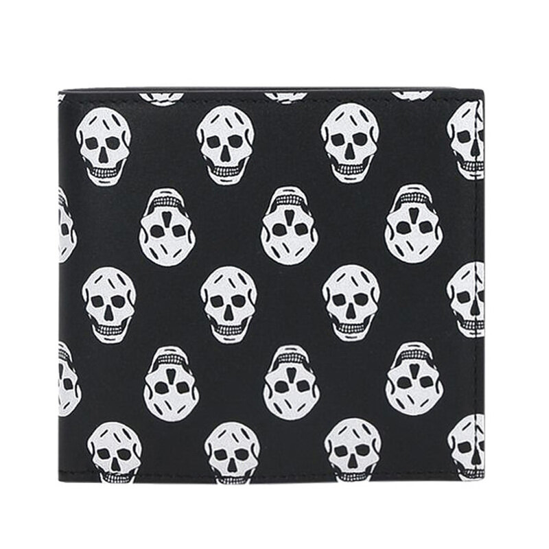 24SS 스컬 프린트 풀오버 반지갑 602137 1AAF6 1095 - Alexander McQueen
